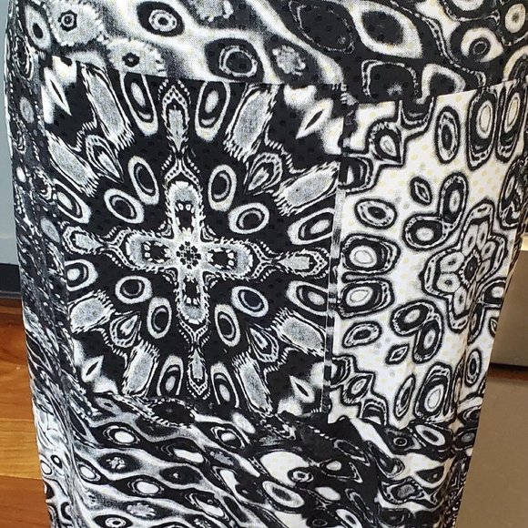 Vintage 90s Gunne Sax Psychedelic Sequins Long Stretchy Gown Dress‎ Small - Picture 9 of 12